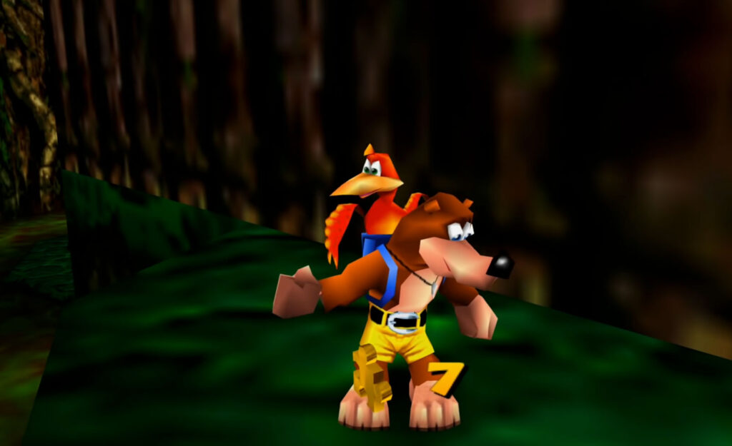 Screenshot of gameplay from Banjo-Kazooie