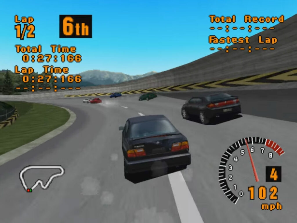 Screenshot of gameplay from Gran Turismo 