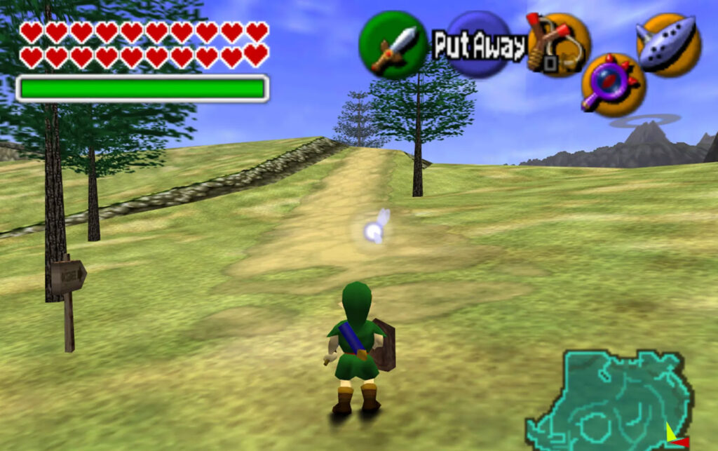 Screenshot from The Legend of Zelda: Ocarina of Time