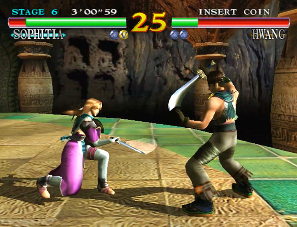 Screenshot of gameplay from Soul Caliber