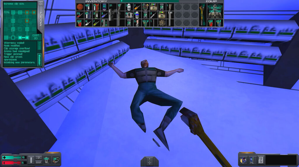 Screenshot of gameplay from System Shock 2