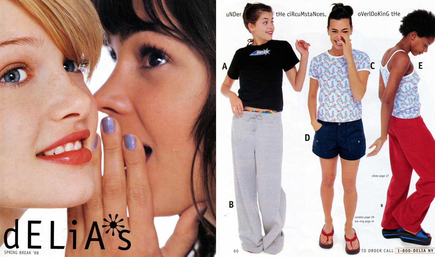 Delia's Catalog From Spring Break 1998 Bring Back Dialup