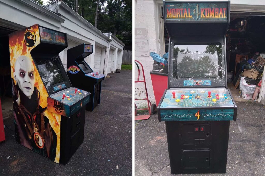 Mortal Kombat 4 arcade cabinet for sale on ebay