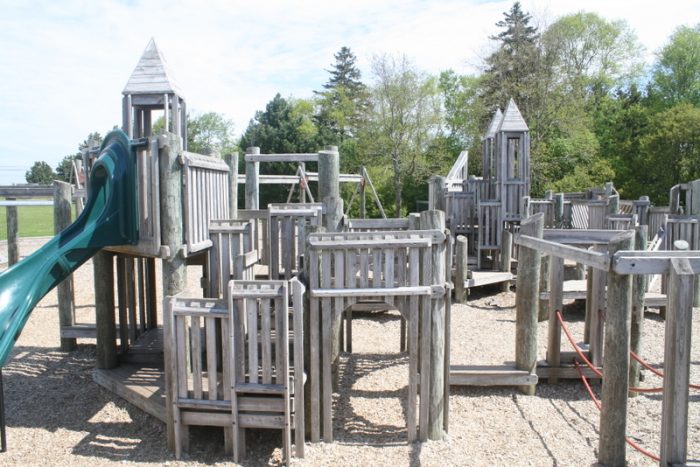 Wooden playground