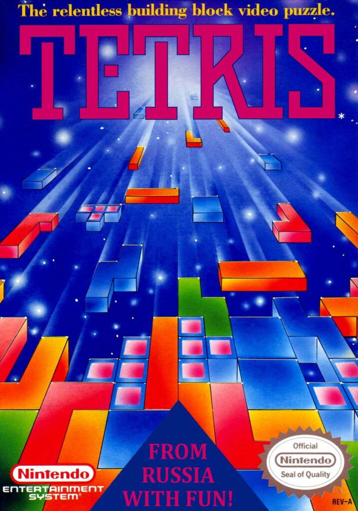 Original Tetris cover for NES