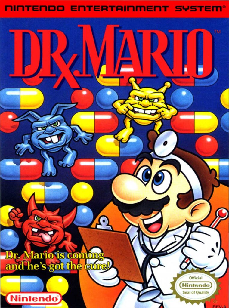 Original NES cover for Dr. Mario