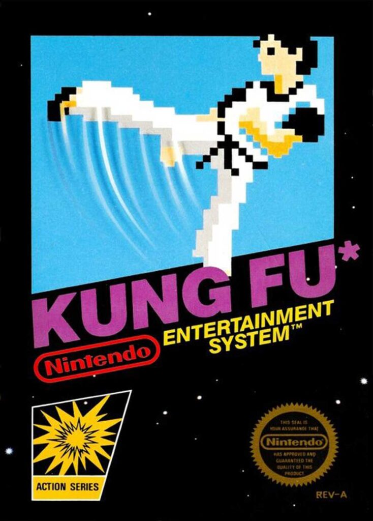 Original cover for the NES game Kung Fu