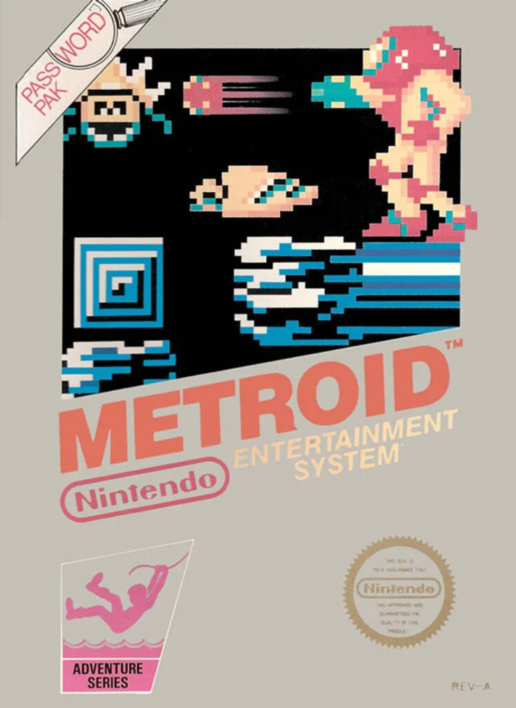 Original cover for Metroid NES