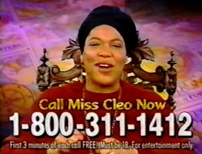 Miss Cleo informercial still