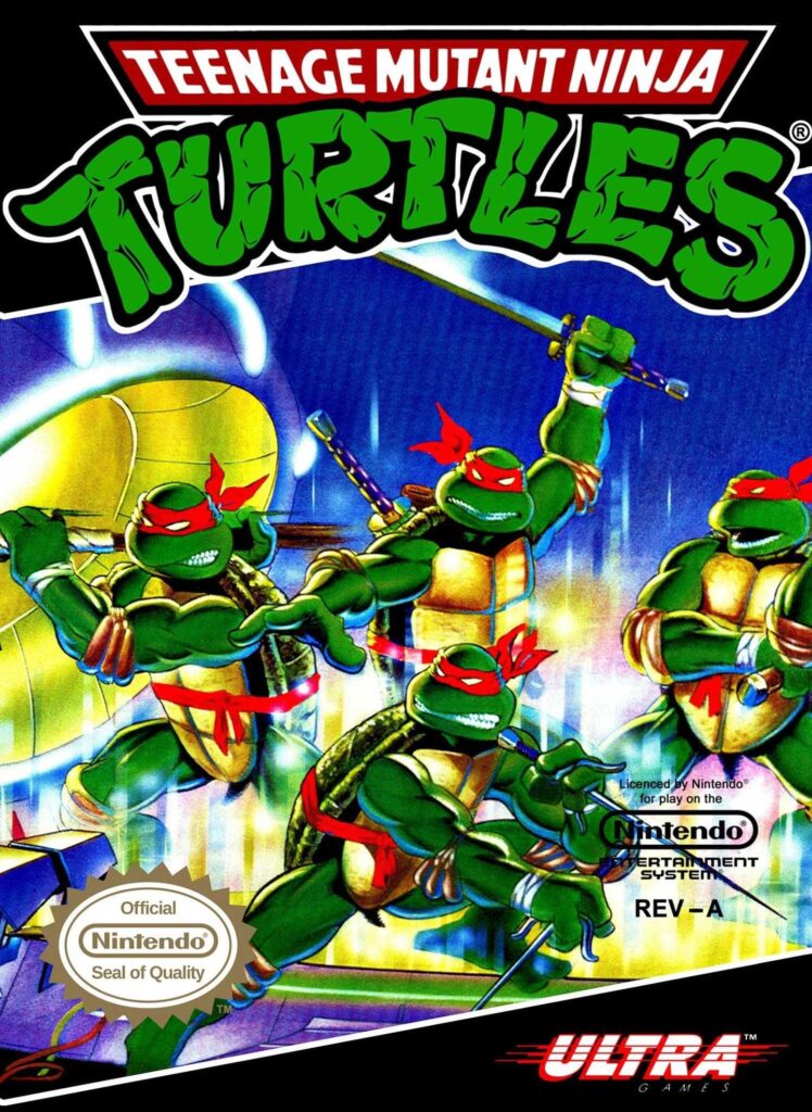 Original cover for the NES game Teenage Mutant Ninja Turtles