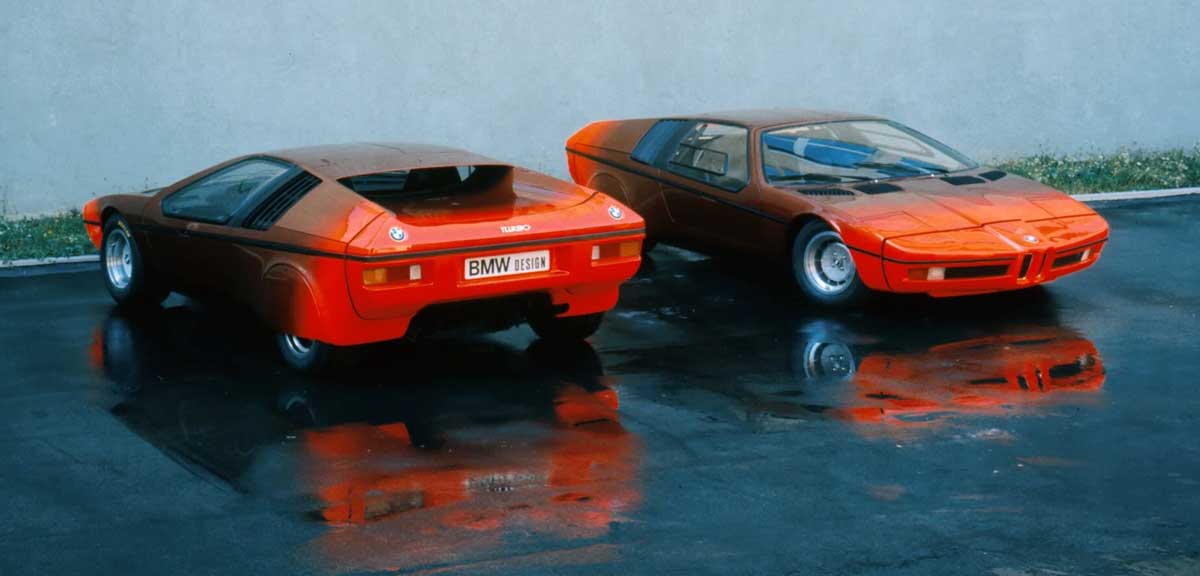 Two BMW Turbo (1972) concept cars