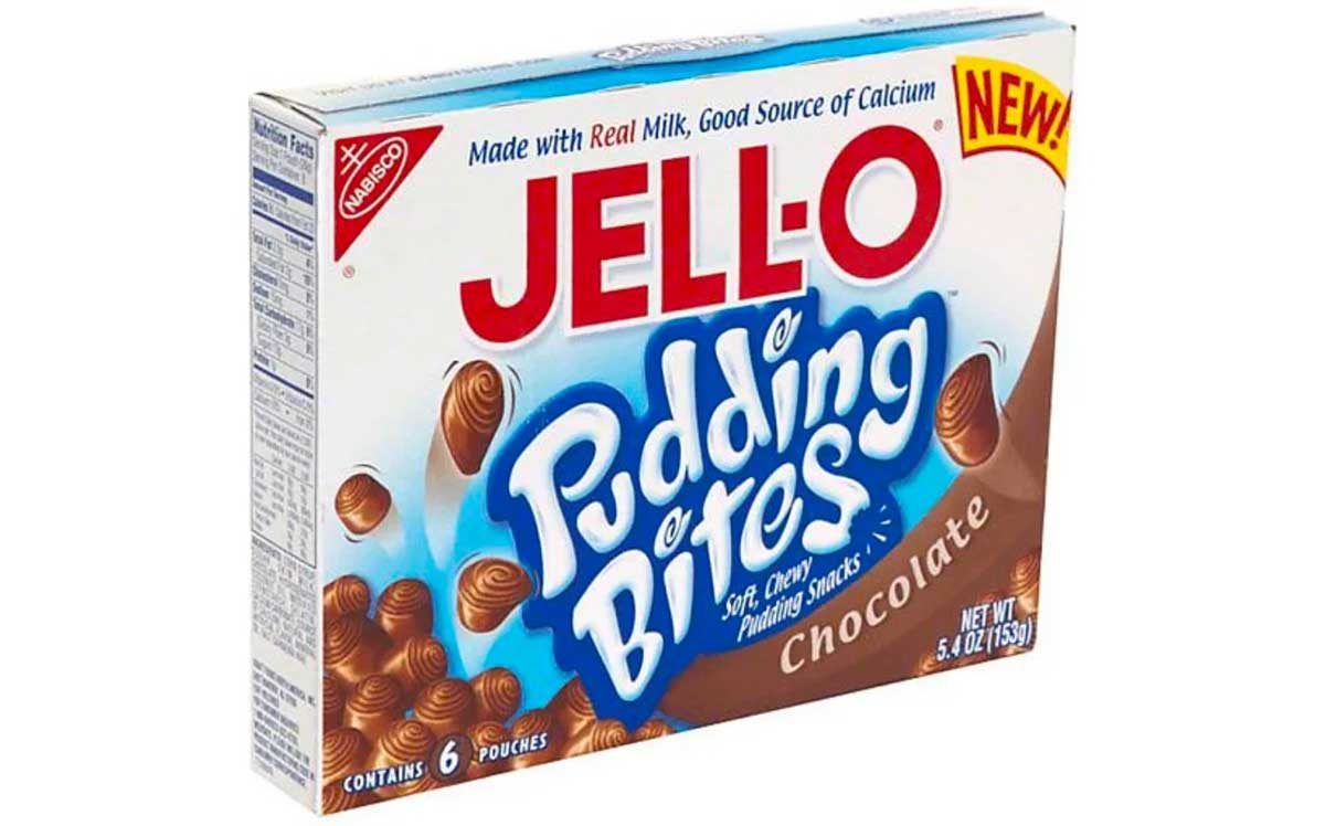 Box of Chocolate Jell-o Pudding Bites 