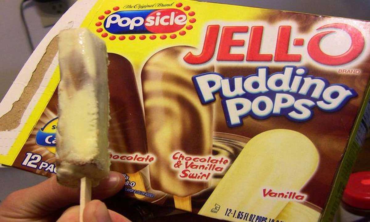 Jell-o Pudding Pops box