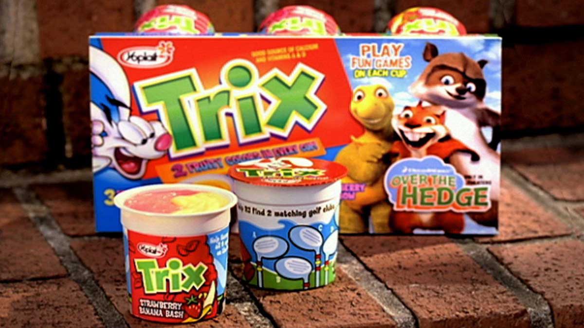 Photo of Trix Yogurt from an old ad
