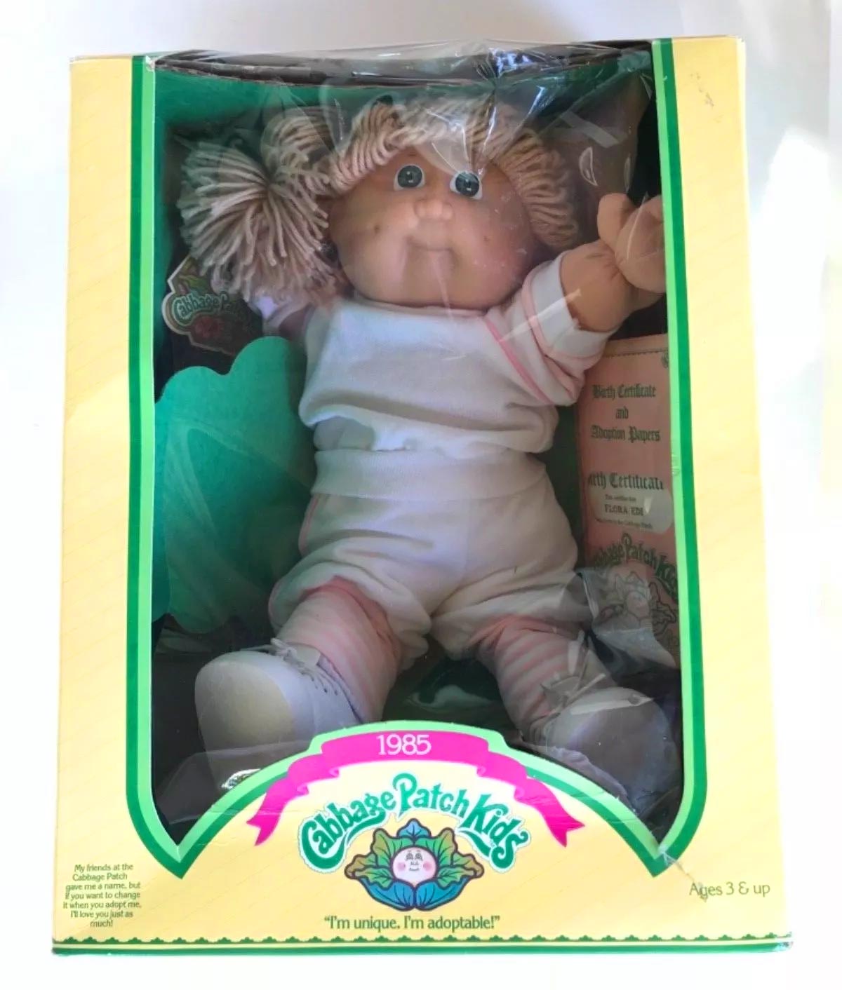 Rare original cabbage patch toy still in the box