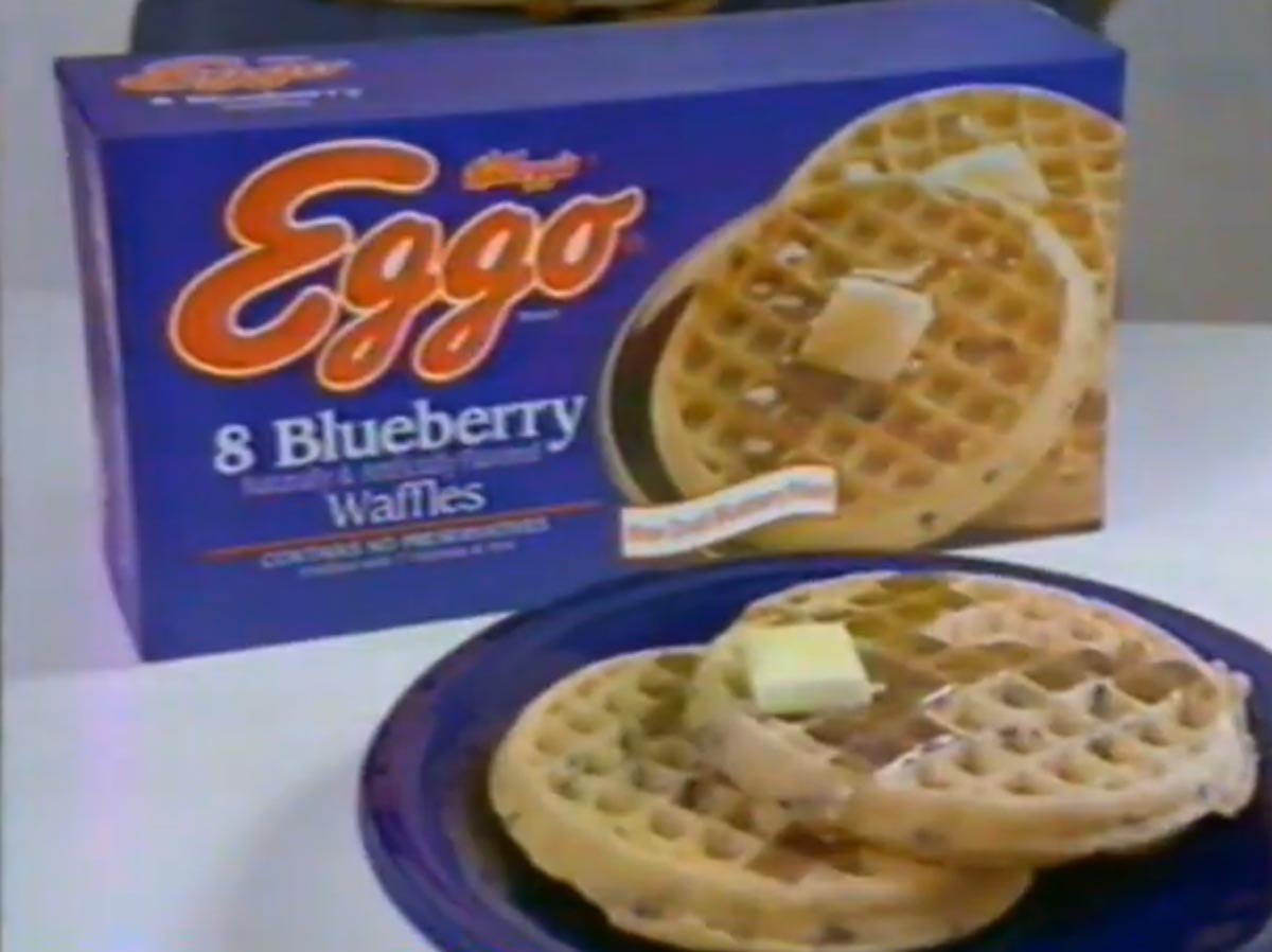 Original recipe Eggo Blueberry Waffles