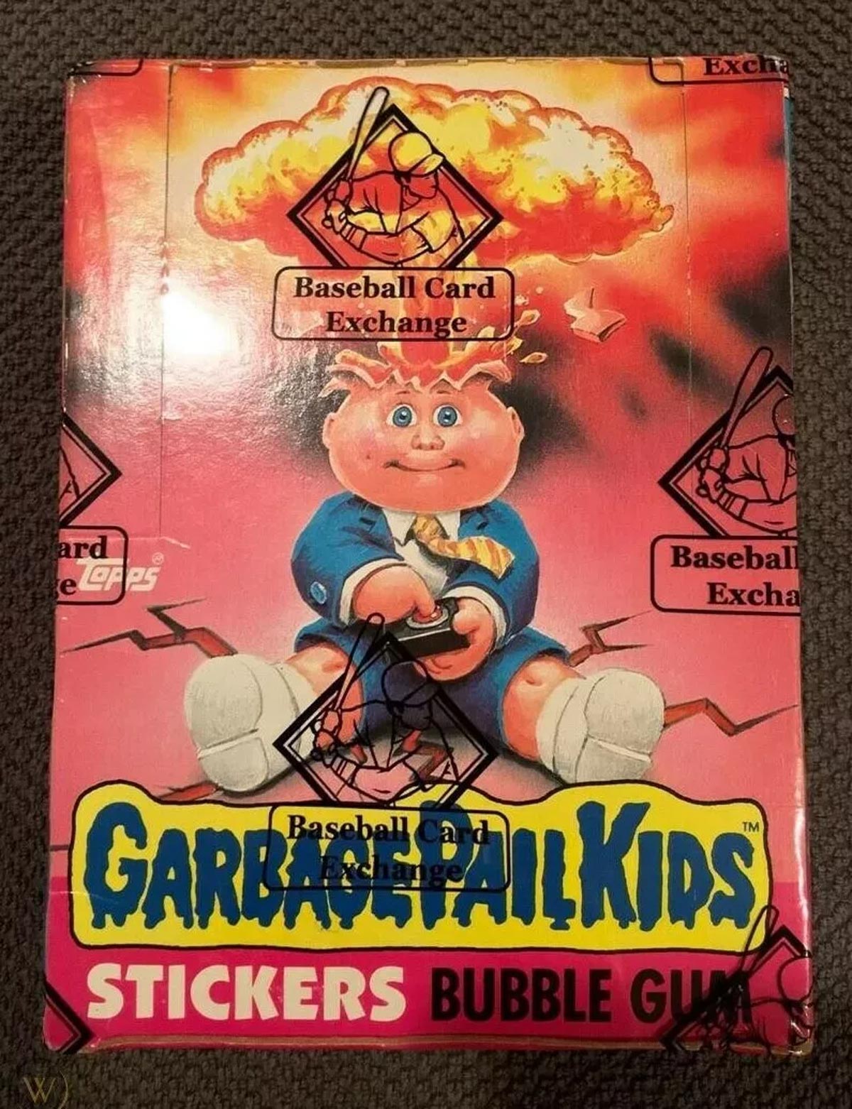 Rarest Toys from the 80s and 90s - Rare unopened box of original Garbage pail Kids