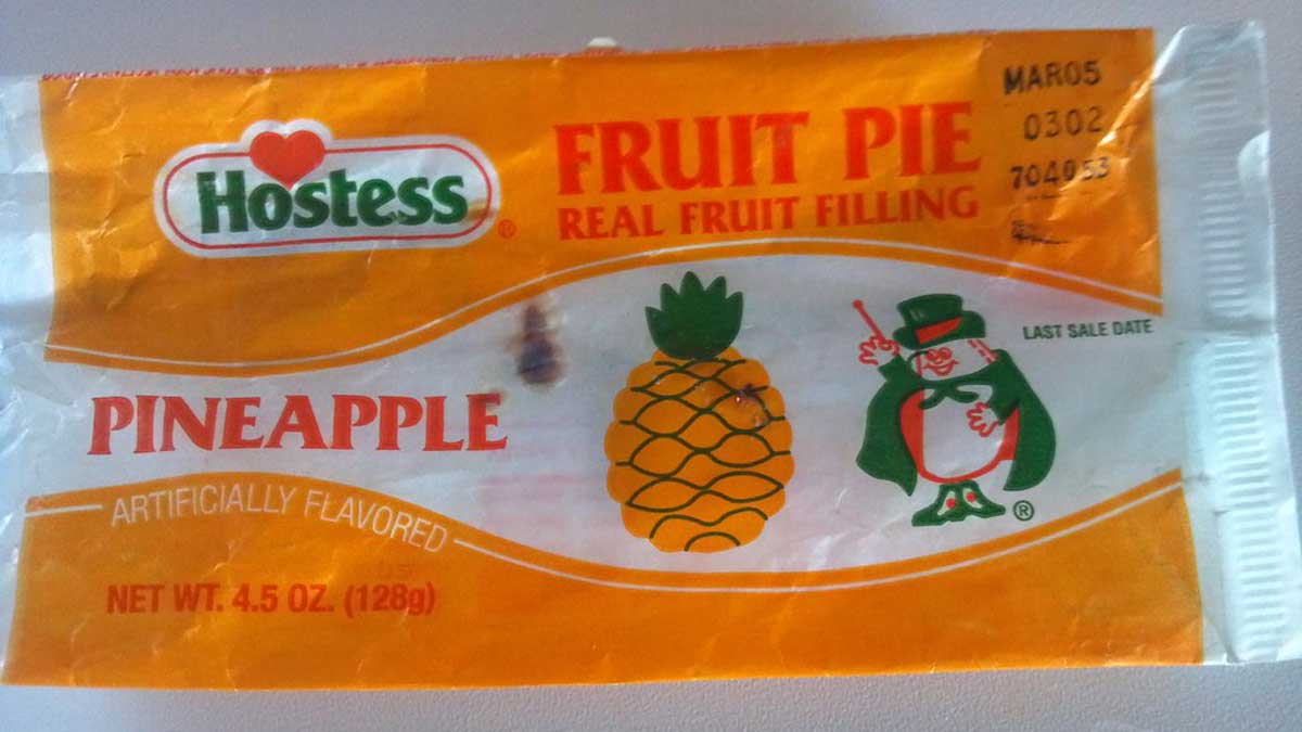 Hostess Pineapple Fruit Pie