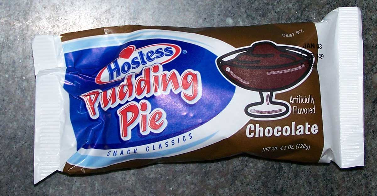 Discontinued Hostess Snacks - Chocolate Pudding Pie