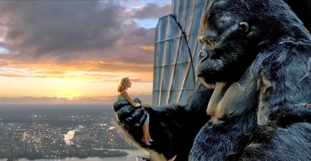 Promotional image for the movie King Kong 2005