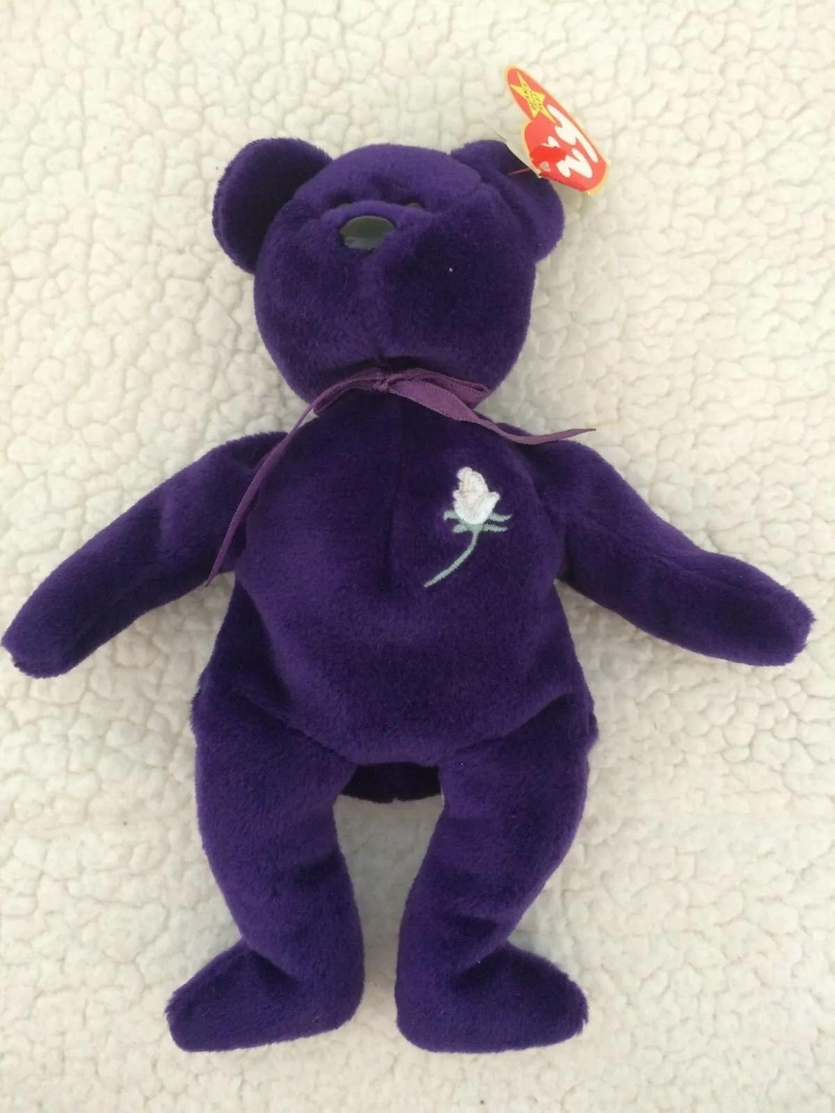 Purple Princess Diana Beanie Baby Toy 