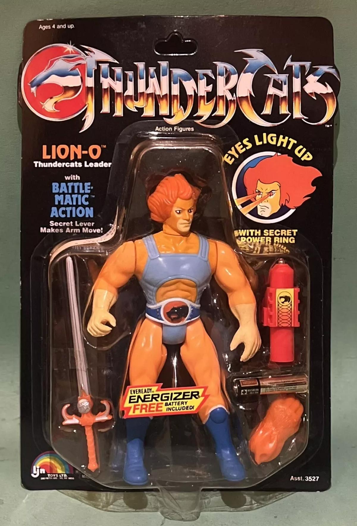 Rare Thunder Cats Lion-O action ficgure still in the box