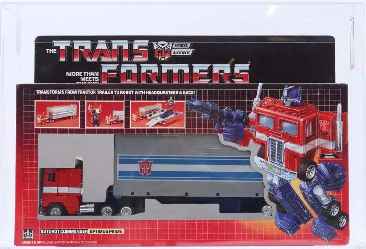 Rarest Toys from the 80s and 90s - Rare unopened Trans Formers Optimus Prime toy