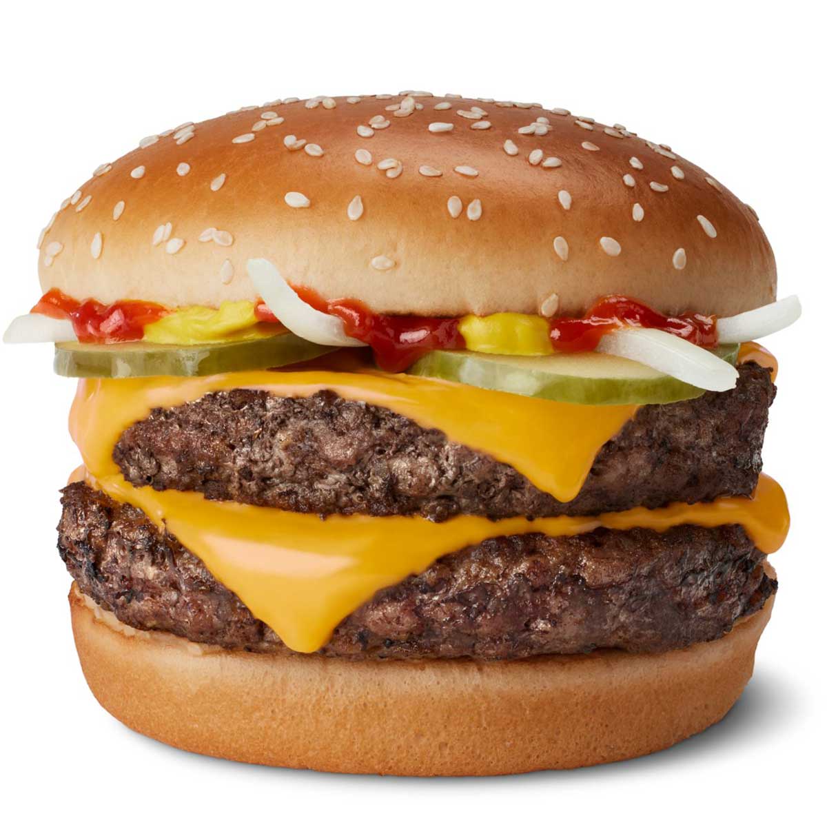 Photo of the discontinued Triple Double Burger from McDonald's